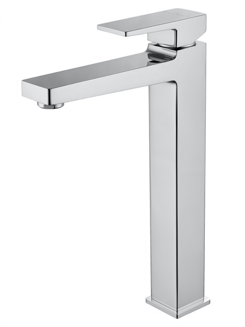 WONZON & WOGHAND Смеситель для раковины высокий CUBE 2.0, Хром (WW-88019068-CR) WW-88019068-CR