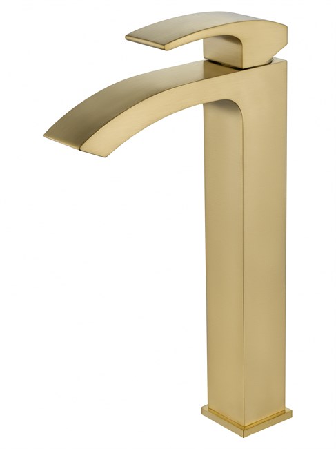 WONZON & WOGHAND Смеситель для раковины высокий FIT, Брашированное золото (WW-88239009-BG) WW-88239009-BG