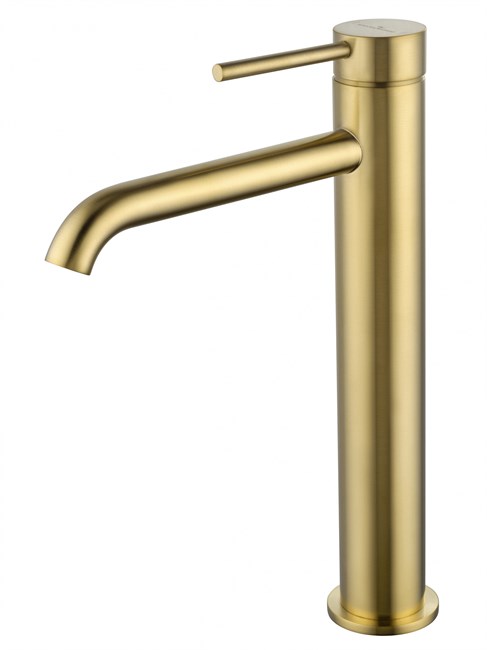WONZON & WOGHAND Смеситель для раковины высокий STICK, Брашированное золото (WW-88239017-BG) WW-88239017-BG