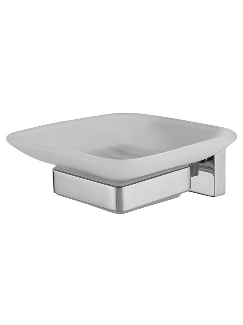 WONZON & WOGHAND Мыльница с держателем FLAT, Хром (WW-9722) WW-9722