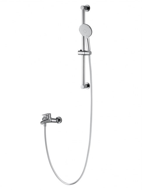 WONZON & WOGHAND Смеситель для ванны с душевым гарнитуром ALFA, Хром (WW-AE3205-CR) WW-AE3205-CR
