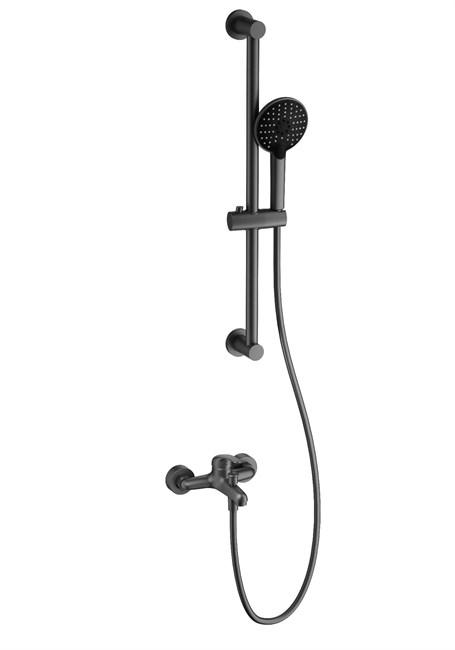 WONZON & WOGHAND Смеситель для ванны с душевым гарнитуром , Темный графит (WW-4560-BGG) WW-4560-BGG
