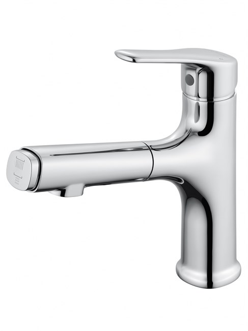 WONZON & WOGHAND Смеситель для раковины с выдвижным изливом , Хром (WW-AE4151-CR) WW-AE4151-CR