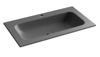 CERAMICA NOVA Grace Раковина мебельная с отверстием под смеситель, 810*457*137мм, темный антрацит матовый, арт. CN7012MDH CN7012MDH
