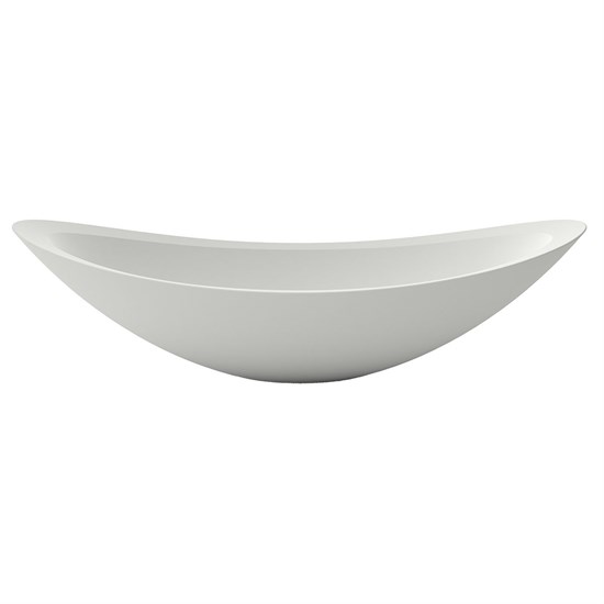 AZARIO Раковина 580x330x160 накладная из искусственного камня, белая матовая (AZ-1225S) AZ-1225S