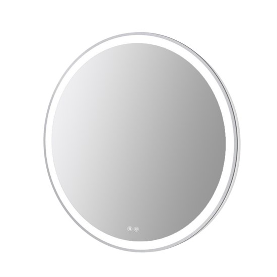 AZARIO Зеркало с подсветкой в ванную Юлия 800х800х30 АZ-LED013025 цвет хром глянцевый АZ-LED013025