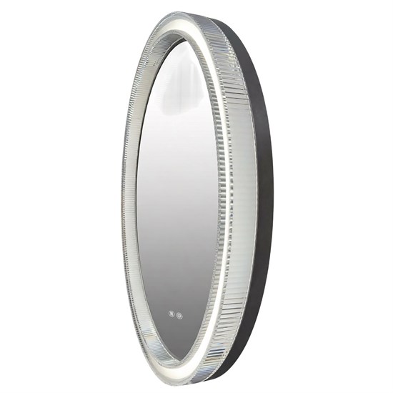 AZARIO Зеркало с подсветкой в ванную Грей 800х800х50 АZ-LED010325 цвет серый матовый АZ-LED010325