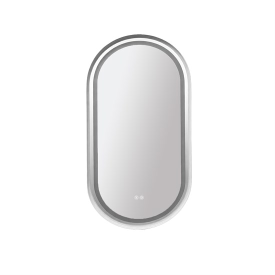 AZARIO Зеркало с подсветкой в ванную Блейк 1000х500х50 АZ-LED011325 цвет белый матовый АZ-LED011325