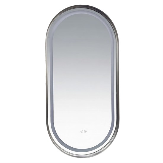 AZARIO Зеркало с подсветкой в ванную Блейк 1000х500х50 АZ-LED011425 цвет хром глянцевый AZ-LED011425