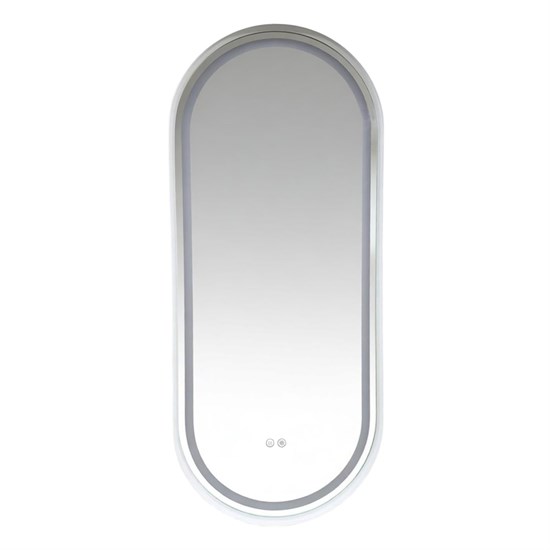 AZARIO Зеркало с подсветкой в ванную Блейк 1200х500х50 АZ-LED011725 цвет белый матовый АZ-LED011725