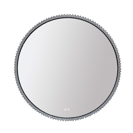 AZARIO Зеркало с подсветкой в ванную Лайвли 800х800х55 АZ-LED012025 цвет серый матовый АZ-LED012025