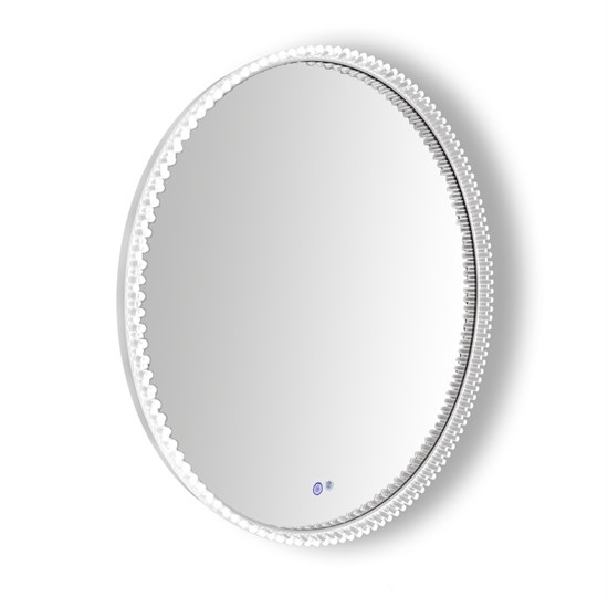 AZARIO Зеркало с подсветкой в ванную Лайвли 800х800х55 АZ-LED012125 цвет белый матовый АZ-LED012125
