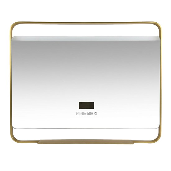 AZARIO Зеркало с подсветкой в ванную Дарья 1000х800х50 АZ-LED013825 цвет золотой матовый АZ-LED013825