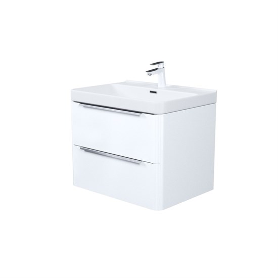 IDDIS Тумба с умывальником, подвесная, 70 см, белый, Клауд Икс (Cloud X), CLX70W0i95K подходит умыв. 0177000i28 CLX70W0i95K
