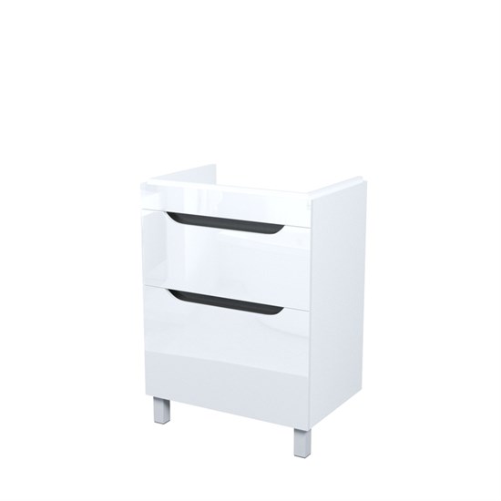 IDDIS Тумба напольная, 60 см, белый, Рэй (Ray), RAY60WFi95 подходит умыв. 4076000i28 RAY60WFi95