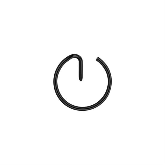 IDDIS Полотенцедержатель-кольцо, нержавеющая сталь, черный, Лайн (Line), LMLINSO0Bi51 LMLINSO0Bi51