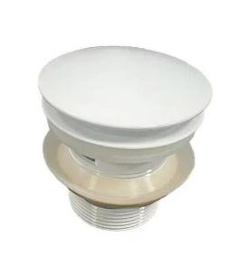 ASTRA-FORM Click-Clack Донный клапан для ванн (Покрытие ГЕЛЬ), белый глянц Astra-Form 8010048
