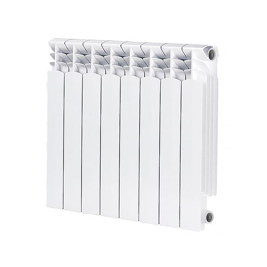AZARIO Радиатор биметаллический BM500/100 8 секций, белый (BM500/100/8) BM500/100/8