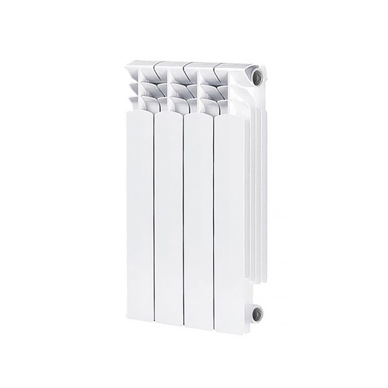 AZARIO Радиатор биметаллический BM500/100 4 секции, белый (BM500/100/4) BM500/100/4