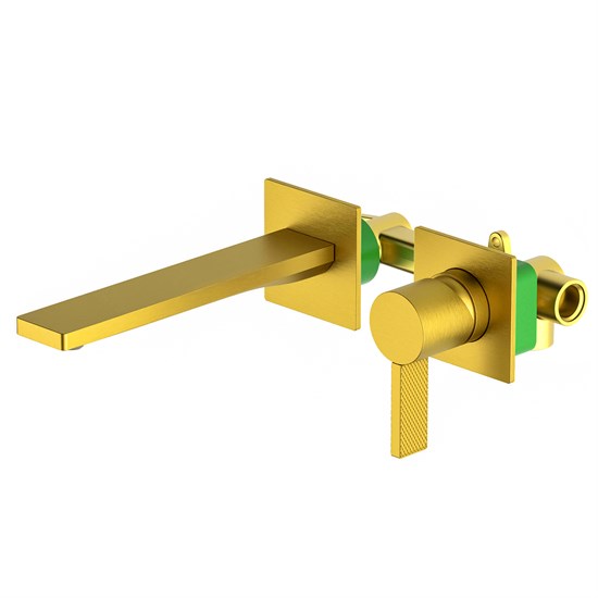 TIMO Смеситель для раковины встроенный Caisa золото шлифованное (9072/20SM) 9072/20SM