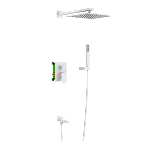 TIMO Душевая система встроенная Selene белый матовый (SX-3069/16SM) SX-3069/16SM