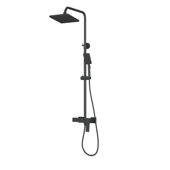 RUSH Душевая система Тира (Thira) без излива (TR3635-40Black) TR3635-40Black