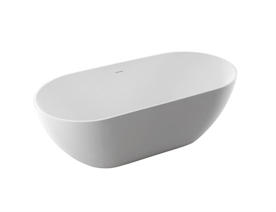 BELBAGNO Ванна из искусственного камня Solid Surface 1700x800x575, BB-ETNA-170-80-58-SSB BB-ETNA-170-80-58-SSB