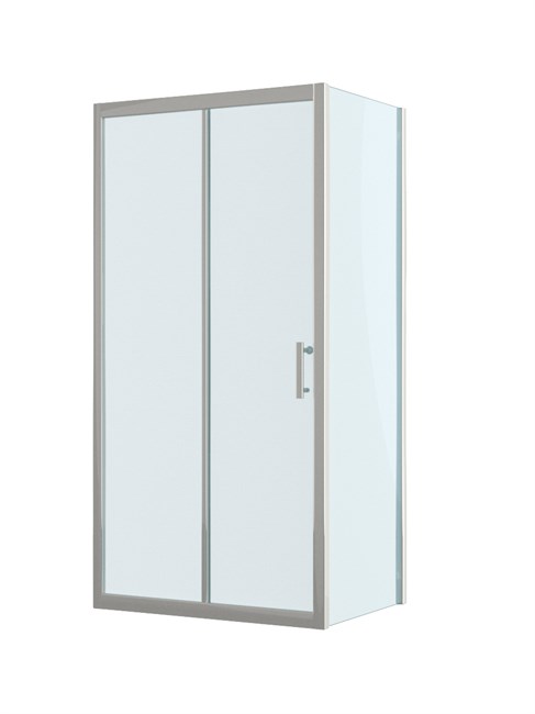 BELBAGNO Uno-195 Душевой уголок прямоугольный размер 100x70 см, двери раздвижные, профиль - хром / стекло - прозрачное UNO-195-AH-1-100/70-C-Cr