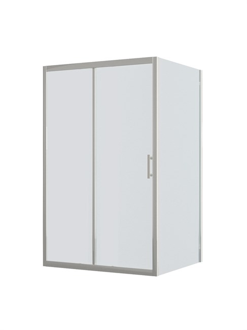 BELBAGNO Uno-195 Душевой уголок прямоугольный размер 110x80 см, двери раздвижные, профиль - хром / стекло - прозрачное UNO-195-AH-1-110/80-C-Cr