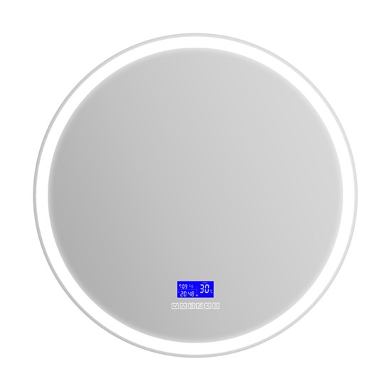 BELBAGNO Зеркало с встроенным светильником, сенсорным выключателем, bluetooth, цифровым термометром, радио SPC-RNG-700-LED-TCH-RAD, 12W, 220-240V, 700x30 SPC-RNG-700-LED-TCH-RAD