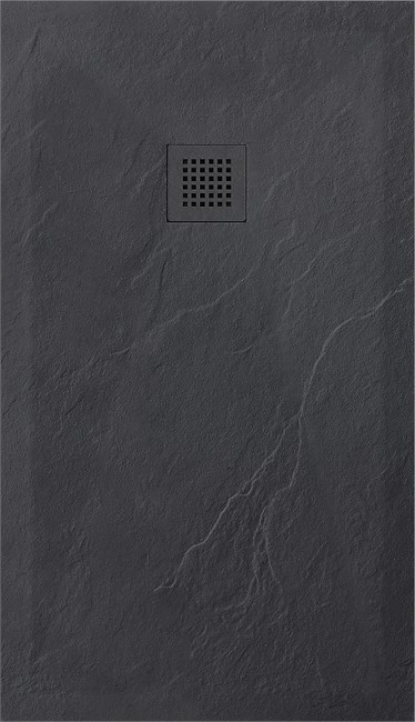 ESBANO Flat Поддон прямоугольный размер 100x80 см, антрацит ESPFT108A