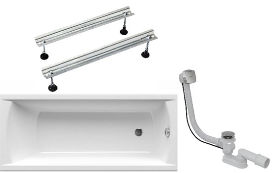 RAVAK SET-набор акриловая ванна CLASSIC 160x70 с опорой и сливом-переливом 70508042