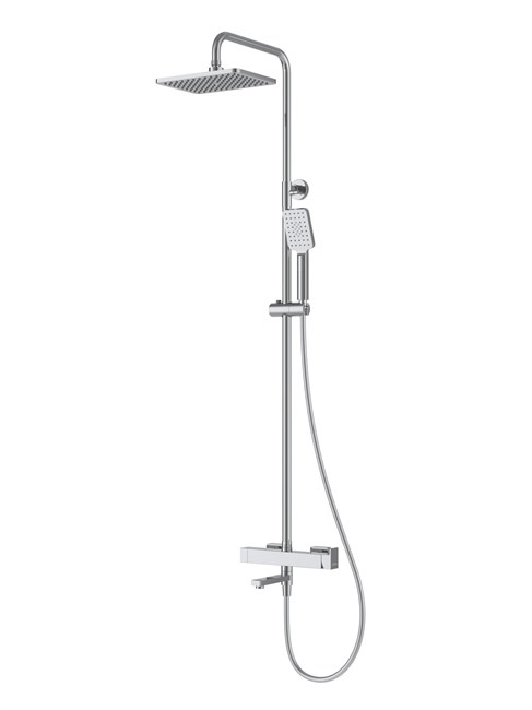 CEZARES SLIDER-CVD-01 Душевая стойка со смесителем и изливом, хром SLIDER-CVD-01