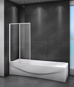 CEZARES RELAX-V-2-R Душевые шторки для ванн складные, стекло 4 мм, правый вариант - фото 42601