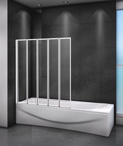 CEZARES RELAX-V-5-L Душевые шторки для ванн складные, стекло 4 мм, левый вариант - фото 42617