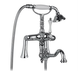 CEZARES Margot Смеситель на борт ванны с поворотным изливом и ручным душем CEZARES MARGOT-PBV2