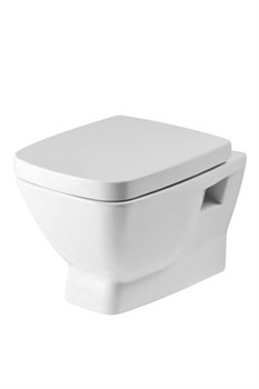 SANTEK Нео Унитаз подвесной  с быстросъемным дюропластовым сиденьем 1WH302410 - фото 57935