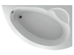 AQUATEK Аякс  Акриловая ванна на каркасе, слив-перелив в комплекте, с панелью. Правая ориентация - фото 68984