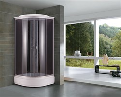 NIAGARA Classic Душевая кабина NG-3501-14G (900х900х2150) низкий поддон (26 см) ГИДРОМАССАЖ стекло ТОНИРОВАННОЕ NG-3501-14G