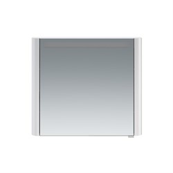 AM.PM Sensation, зеркало, зеркальный шкаф, левый, 80 см, с подсветкой, белый, глянец, шт - фото 80126