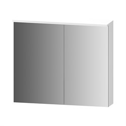 AM.PM SPIRIT, Зеркальный шкаф, 80 см, с подсветкой цвет: белый, глянец - фото 80527