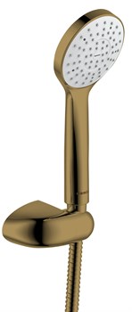 DAMIXA Eclipse Gold душевой набор: 100 мм, 1ф, наст. держатель, шланг 1,5м 914540000