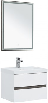 AQUANET Беркли 60 Комплект мебели для ванной комнаты (зеркало дуб рошелье) - фото 82792
