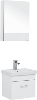 AQUANET Верона 50  Комплект мебели для ванной комнаты (Moduo Slim  белый) - фото 83240
