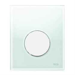 TECEloop Urinal,  стекло зеленое, клав. белая. - фото 87606