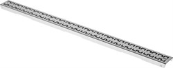 TECE Декоративная решетка TECEdrainline "royal" 1000 мм нержавеющая сталь, сатин, прямая - фото 87667