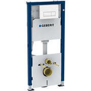 Инсталляция Geberit Duofix 458.128.11.1 для унитаза со смывным бачком и Белой клавишей смыва Инсталляция Geberit Duofix 458.128.11.1 для унитаза со смывным бачком и Белой клавишей смыва