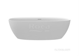 Ванна из композитного материала Stonex® Roca Ariana 165х75 овальная белая 248470000