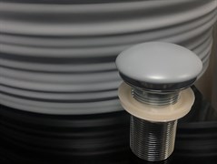 GID Серый матовый керамический донный клапан Gmh100, ширина 7,5 см