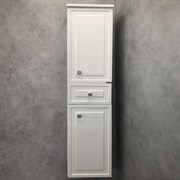 COMFORTY Шкаф-колонна "Феррара-40" белый глянец